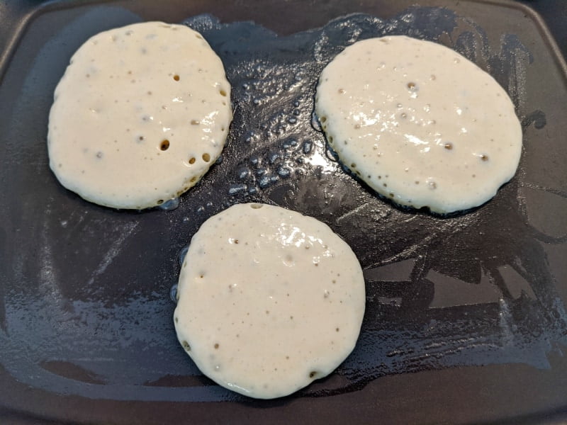 homemade sourdough pancakes