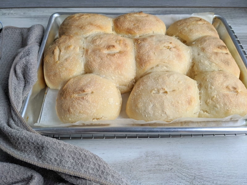 sourdough bread rolls