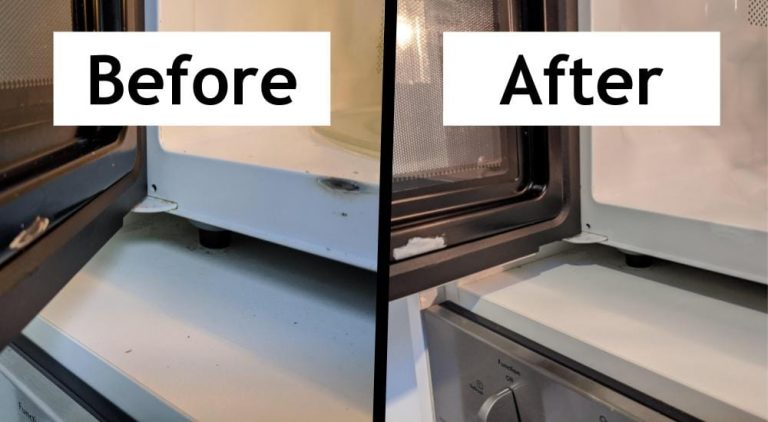 How To Remove Burn Stains From A Microwave
